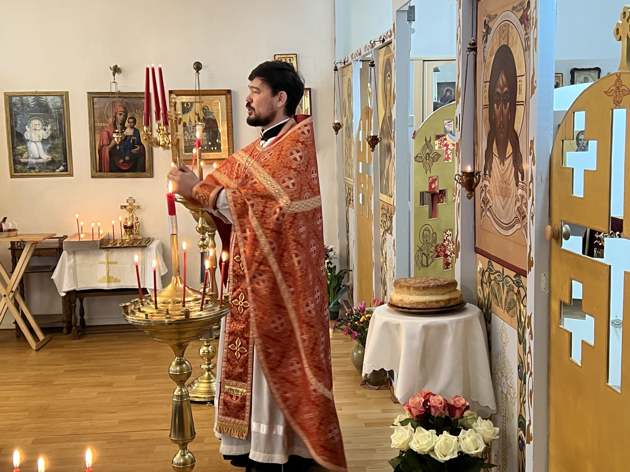 Coburg. Orthodoxe Kirche. Vater Maxim. Coburg. Orthodoxe Kirche. Vater Maxim.