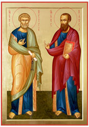 The Holy Glorious and All-Praised Leaders of the Apostles, Peter and Paul